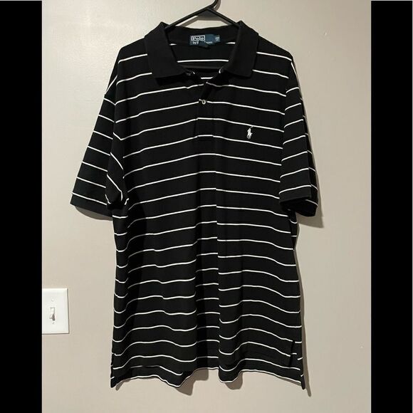 VINTAGE Polo Ralph Lauren short sleeve collar shirt - Picture 1 of 4